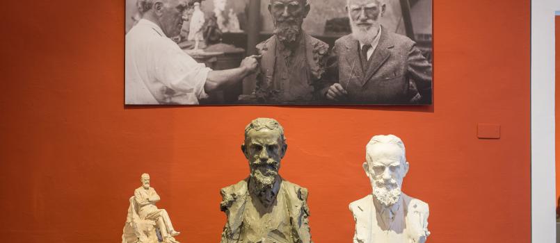 Musée du paysage - Troubetzkoy Busti di George Bernard Shaw