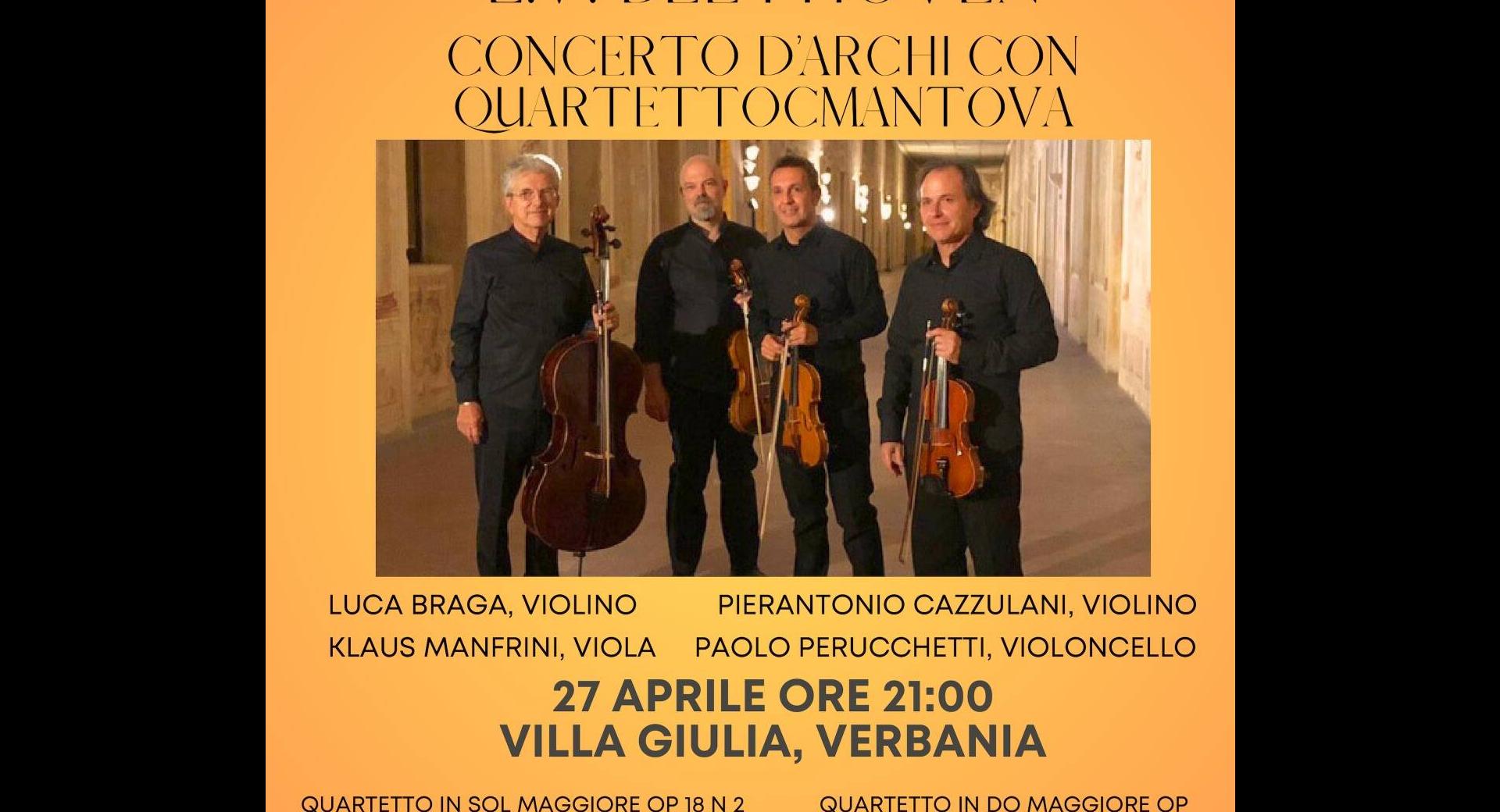 QuartettOCMantova diretto da Luca Braga 